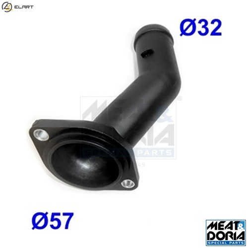 Coolant flange 93121 for skoda - flange,
