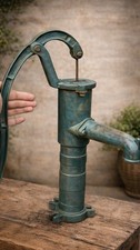 Antique Cast Iron Hand Water