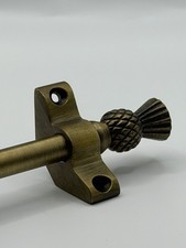 Set of 13 | Stair Carpet Rods | TowerFinial - Antique Brass | Runners Up To 70cm