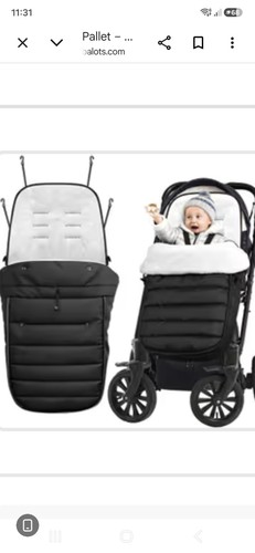 Compact stroller footmuff dual - stroller,