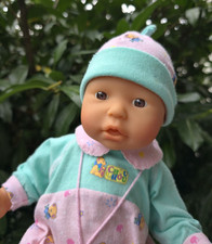 Zapf Doll Baby Chou Chou 36cm Baby Doll 2000 Original Doll Clothes in Pink