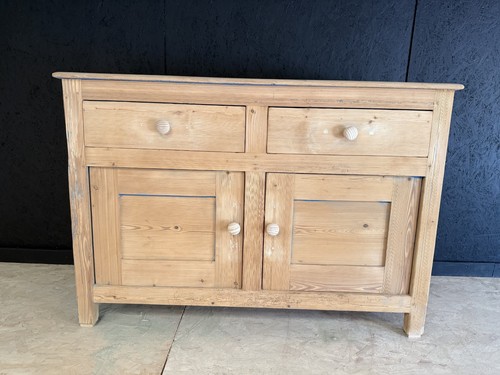 Stripped pine sideboard - stripped,