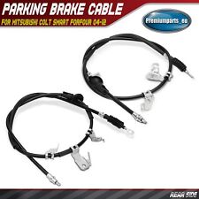 2x HandBrake Cable Rear Left and Right for Mitsubishi Colt Smart Forfour 04-12