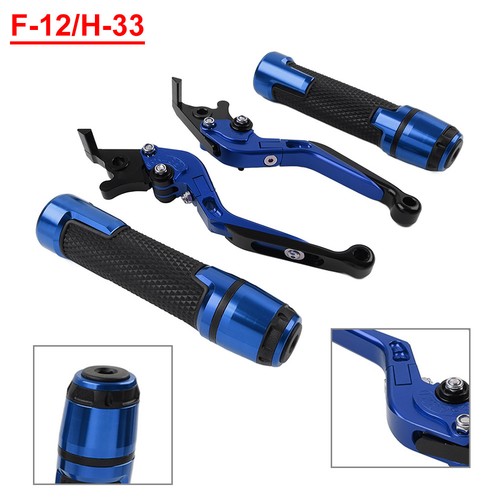 Blue brake clutch levers - blue,