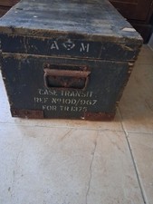 WW2 RAF Wooden Transit  Case