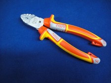 NWS 3 in 1 Tri Side Wire Cutter 160mm VDE Stripper Screw Shear 1000v USED