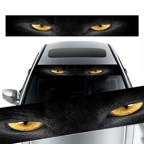 Sunshade sticker yellow eye - yellow,