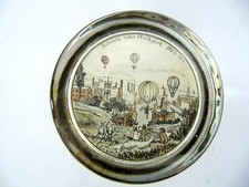 Vintage English Flint Glass - "Balloons over Stockport" Paperweight