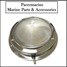 Dome Light 12v S/S 140mm Boats Rv Caravan Motorhome