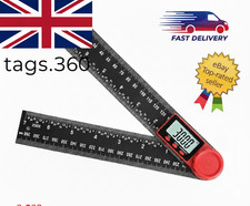 Folding Digital LCD Angle Finder Ruler 200MM Protractor Gauge 360 Degree