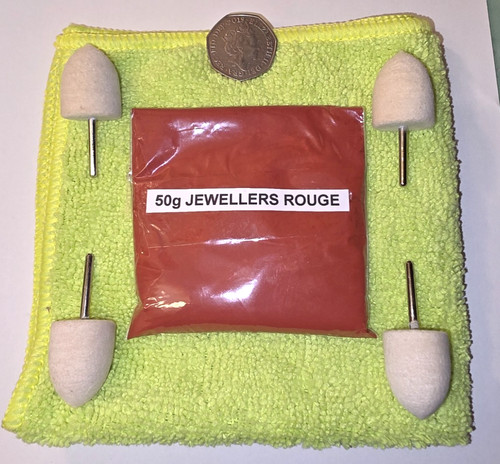 Jewellers rouge powder 50g - rouge, 50g~