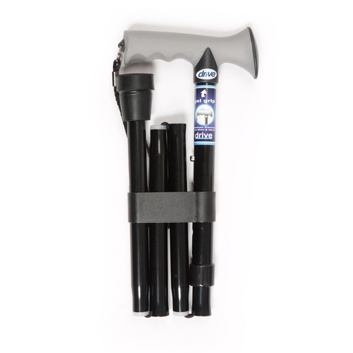 Folding walking stick - folding,