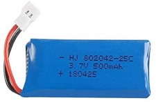 LiPo battery 3.7V 500mAh for HUBSAN X4, V252, JXD 385 | RC drone battery