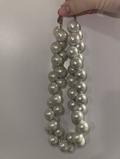 ZARA Chunky statement pearl collar necklace Excellent Condition.