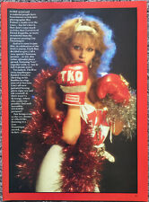 LISA DOMINIQUE - Full page UK magazine poster feature