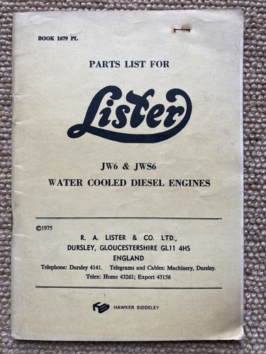 Lister jw6 jws6 - lister, water