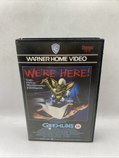 Gremlins VHS - Big Box Ex Rental Video Original Warner Brothers Tape Cult Horror