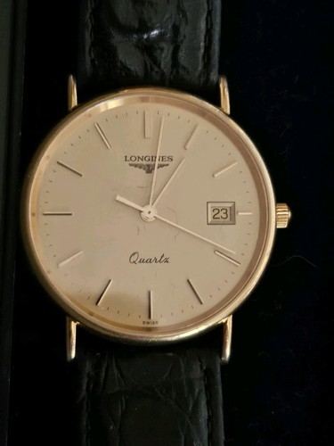 18k solid gold longines - 18k,