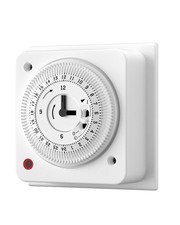 DEWENWILS Heavy Duty Mechanical Timer Switch 16A 3680W for Immersion Heater UK