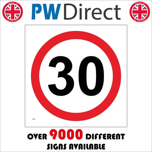 Sign miles per hour highway - 30,