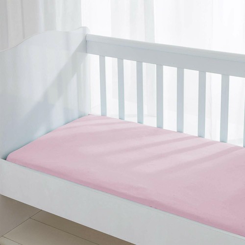 Pink jersey fitted - jersey, sheet