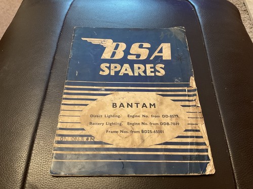 1957 bsa bantam spares - d1,