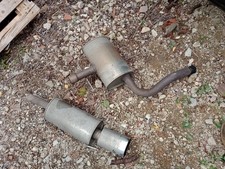 VW CORRADO BACK+MIDDLE EXHAUST BOX BY POWERFLOW STAINLESS VR6 16V G60 8V