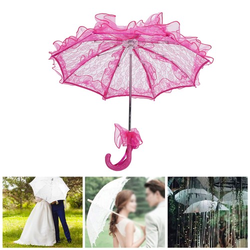 Lace parasol umbrella hand - umbrella,