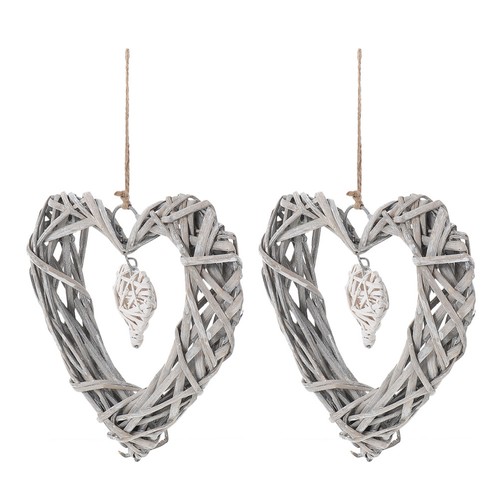 2pcs double heart shape - 2pcs,