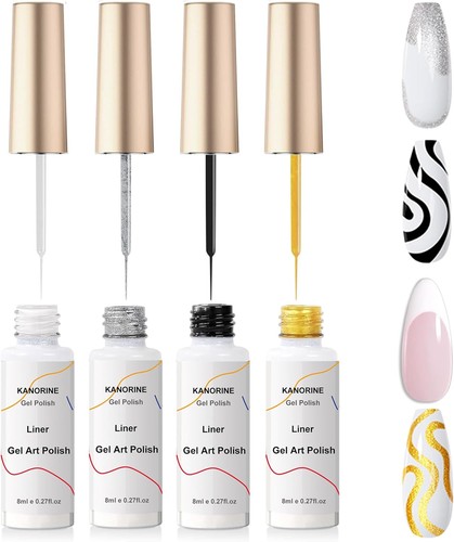 Gel liner nail - art, 4