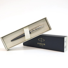 PERSONALISED ENGRAVED PARKER BLACK BALL POINT PEN -CHRISTMAS GIFT