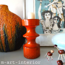 Vintage Candle Holder German Democratic Republic ❗️ Cari Zalloni for Steuler Pottery, ❗️ H. 25cm, 1960s