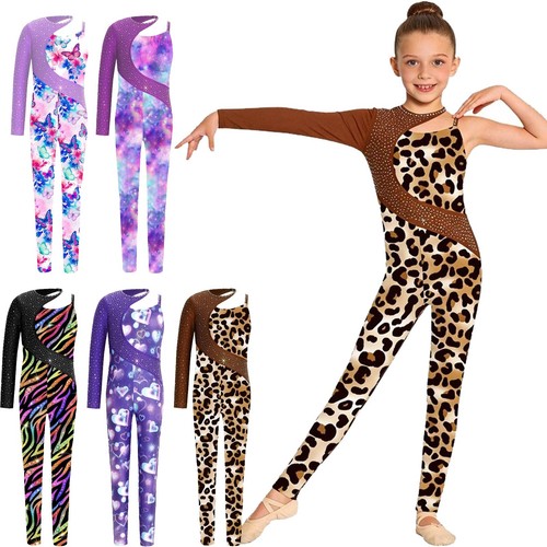 Girl gymnastics leotard long - girl,