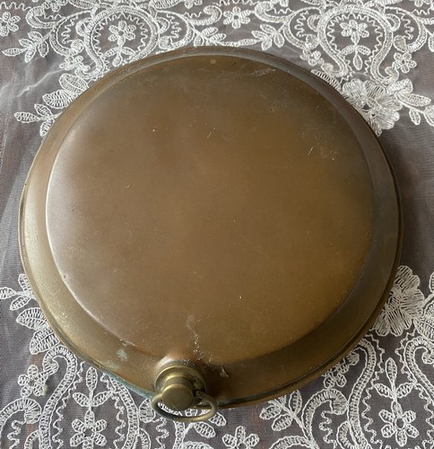 Antique copper hot water bed - water,
