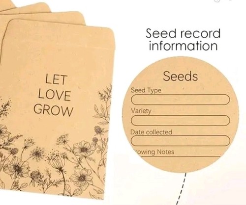 Small kraft seed envelopes - kraft,