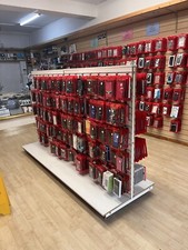 Retail SLATWALL GONDOLA  WITH