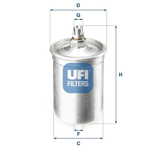 Ufi fuel filter insert - filter, 147mm