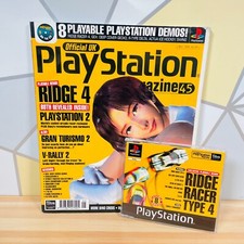 Playstation Official Magazine May 1999 Issue #45 Ridge Racer Type 4 with Demo CD
