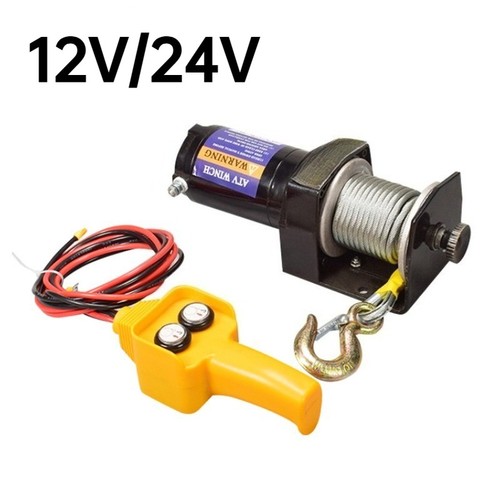 12v 24v electric winch - 12v/24v,