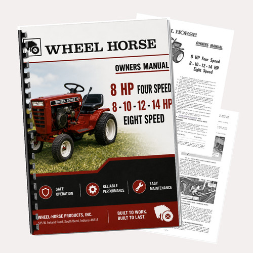 Wheel horse 14 hp lawn - horse, 12