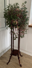 Vintage Barley Twist Legs  Plant Stand Jardiniere Display Stand Torchiere