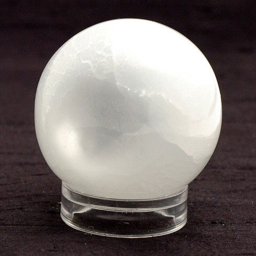 Selenite crystal ball quartz - selenite,