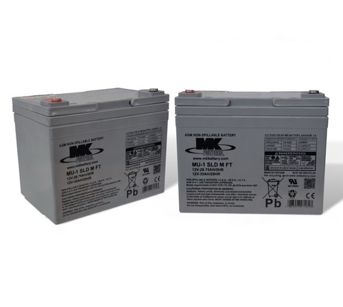 Pair 12v 34ah agm - pair,