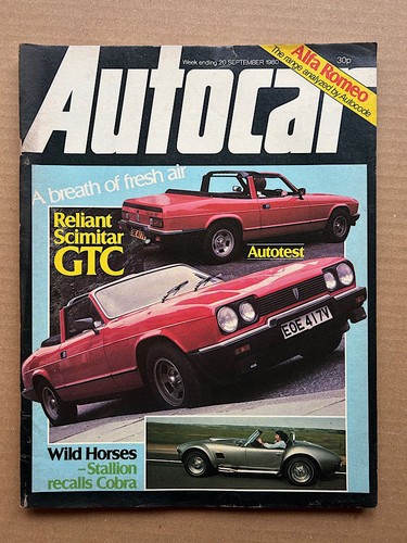 Reliant scimitar gtc - reliant,