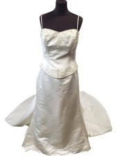 Elegant Satin Wedding Dress