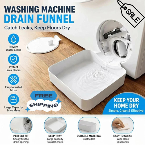 Washing machine drainage tray - washing,