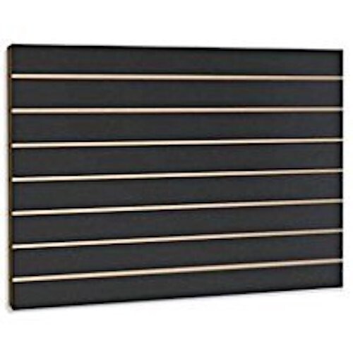 Black slatwall panels - 4',