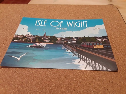 Postcard ryde pier isle - postcard, of