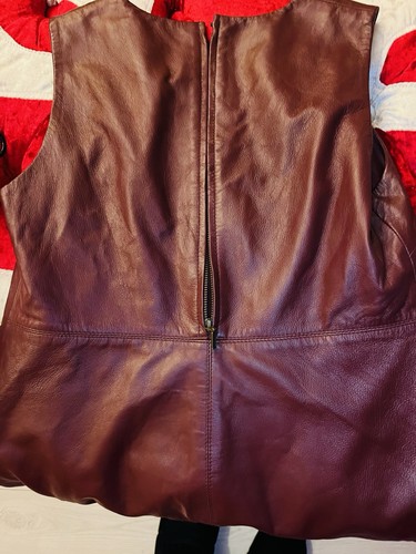 Leather sleeves suede - leather,
