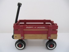 Rare Vintage wood Radio Flyer